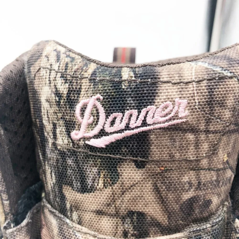 DANNER High Ground 8in Mossy Oak Break Up Country Camo Boots Womens 7